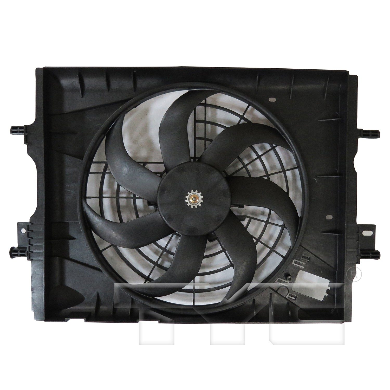 TYC Dual Radiator and Condenser Fan Assembly