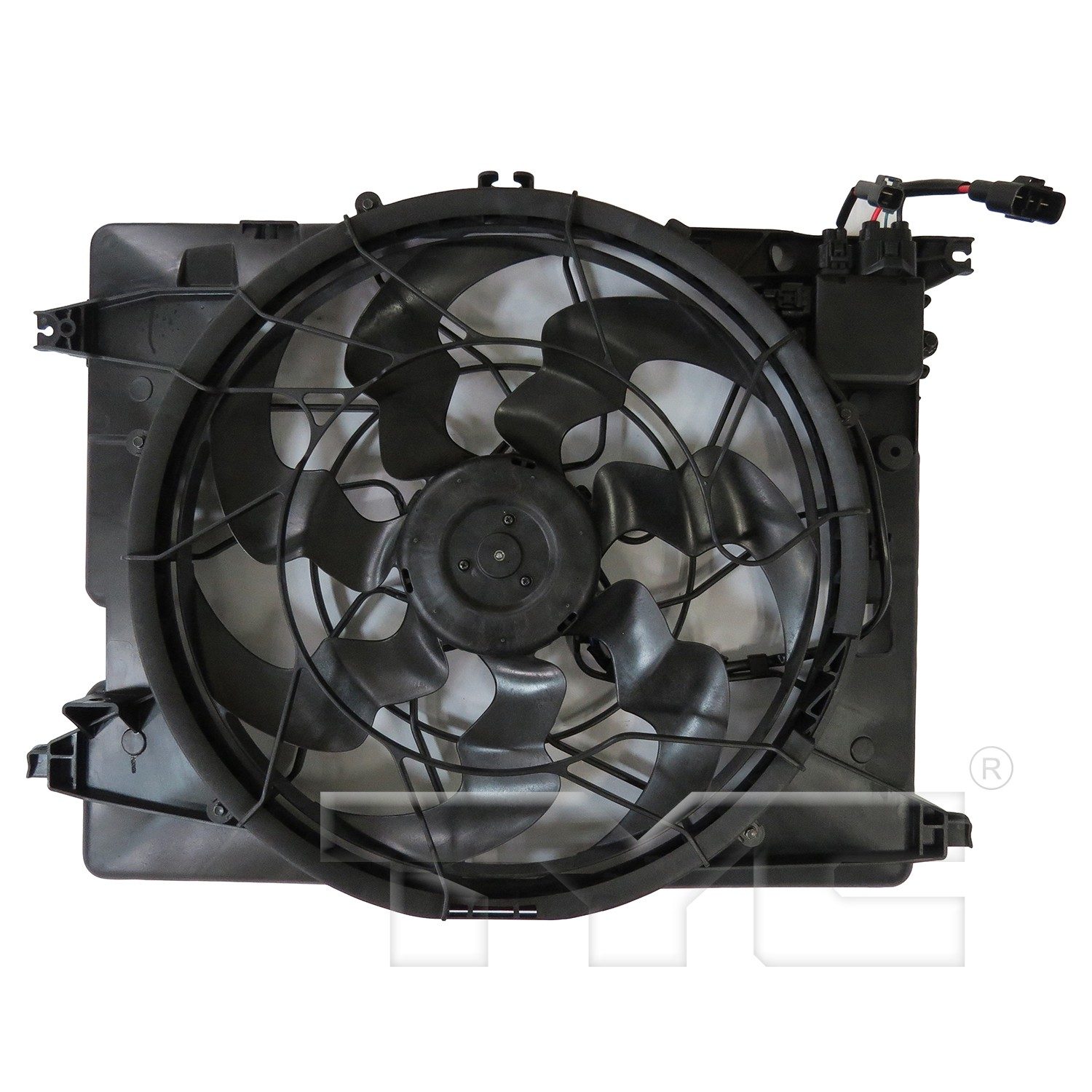 TYC Dual Radiator and Condenser Fan Assembly — image 2