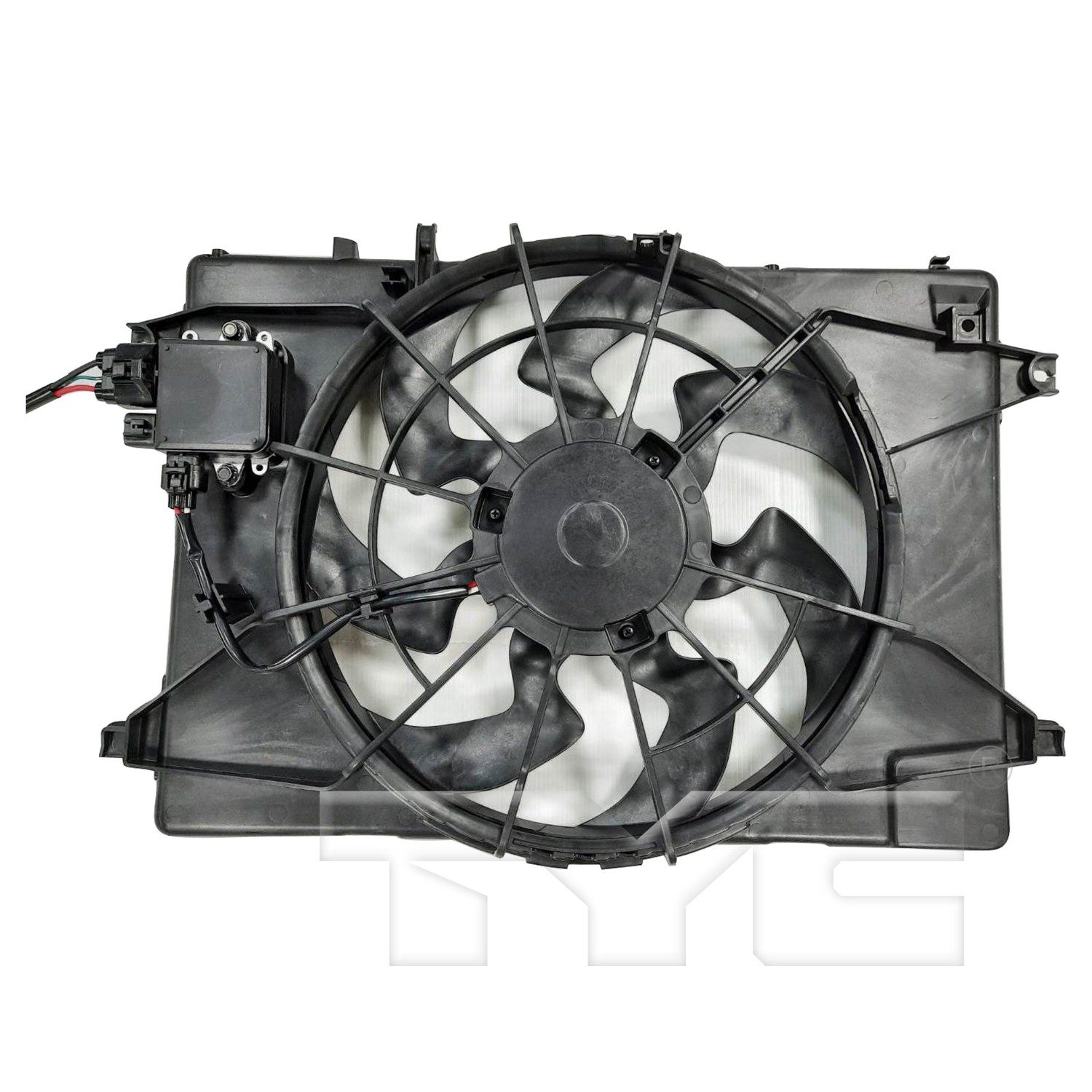 TYC Dual Radiator and Condenser Fan Assembly — image 2