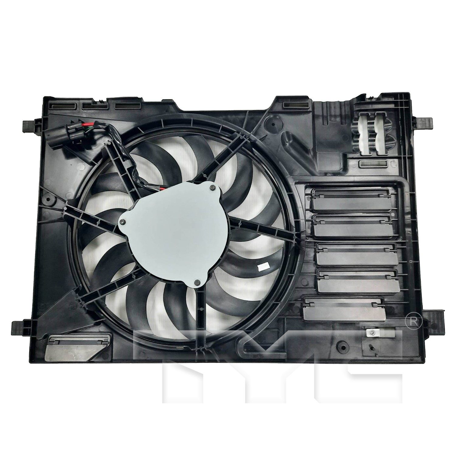 TYC Dual Radiator and Condenser Fan Assembly — image 2