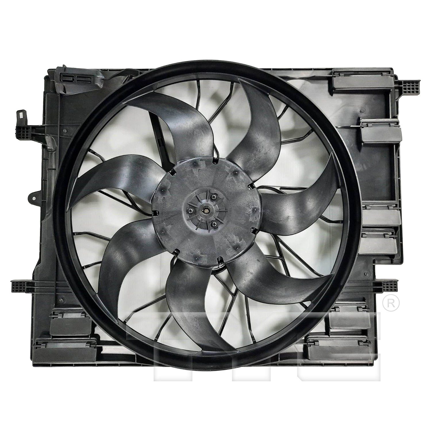 TYC Dual Radiator and Condenser Fan Assembly