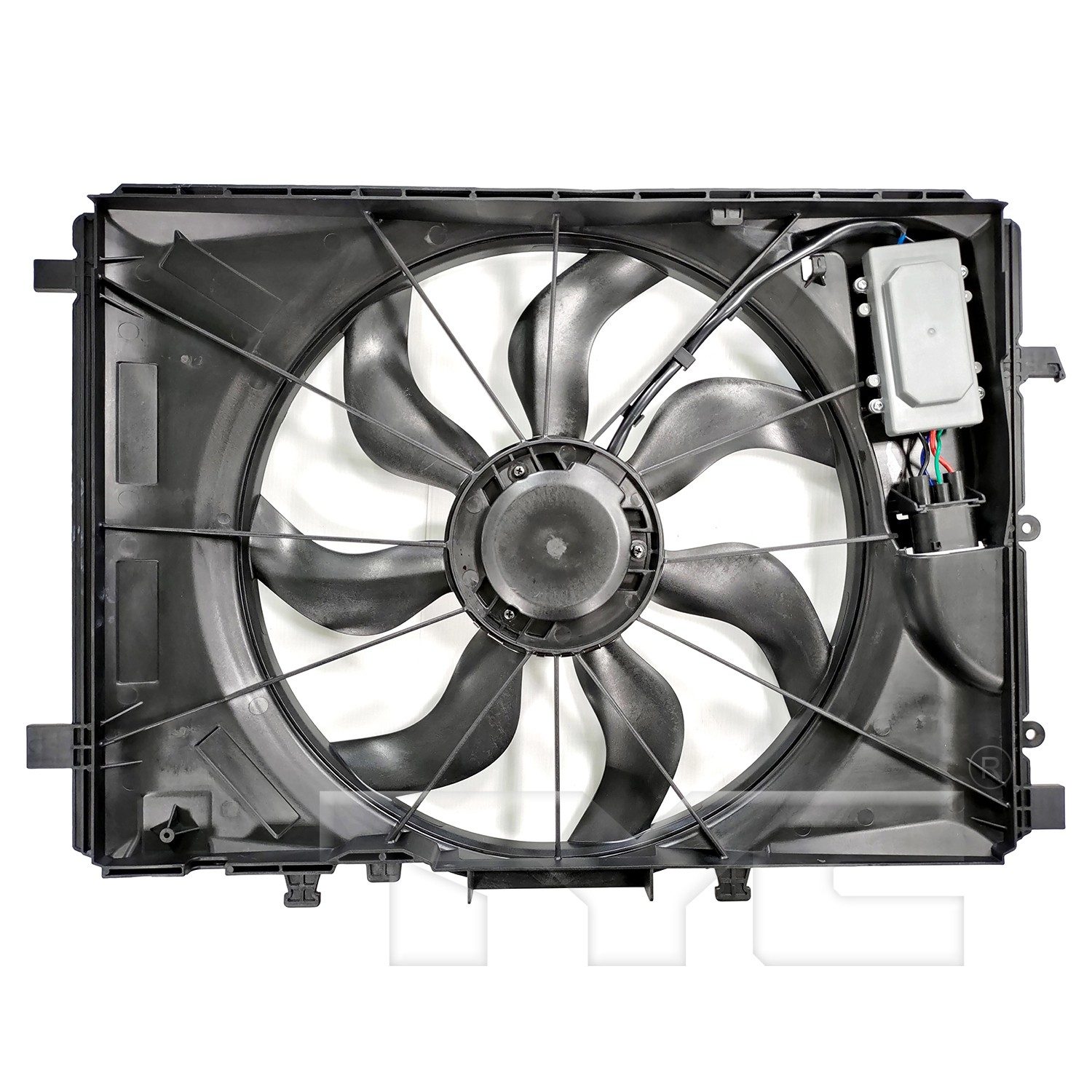TYC Dual Radiator and Condenser Fan Assembly — image 2