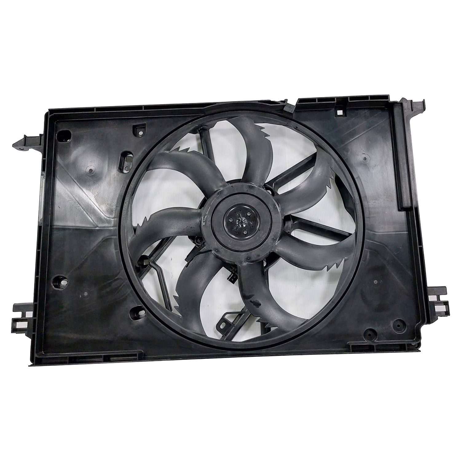 TYC Dual Radiator and Condenser Fan Assembly