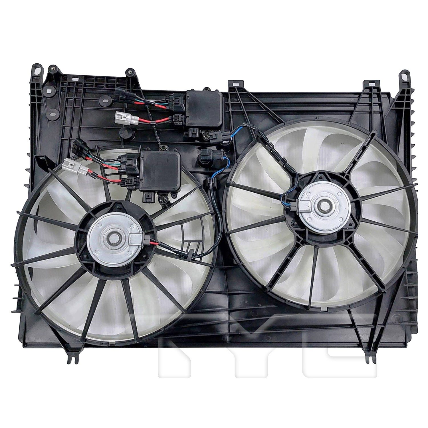 TYC Dual Radiator and Condenser Fan Assembly — image 2