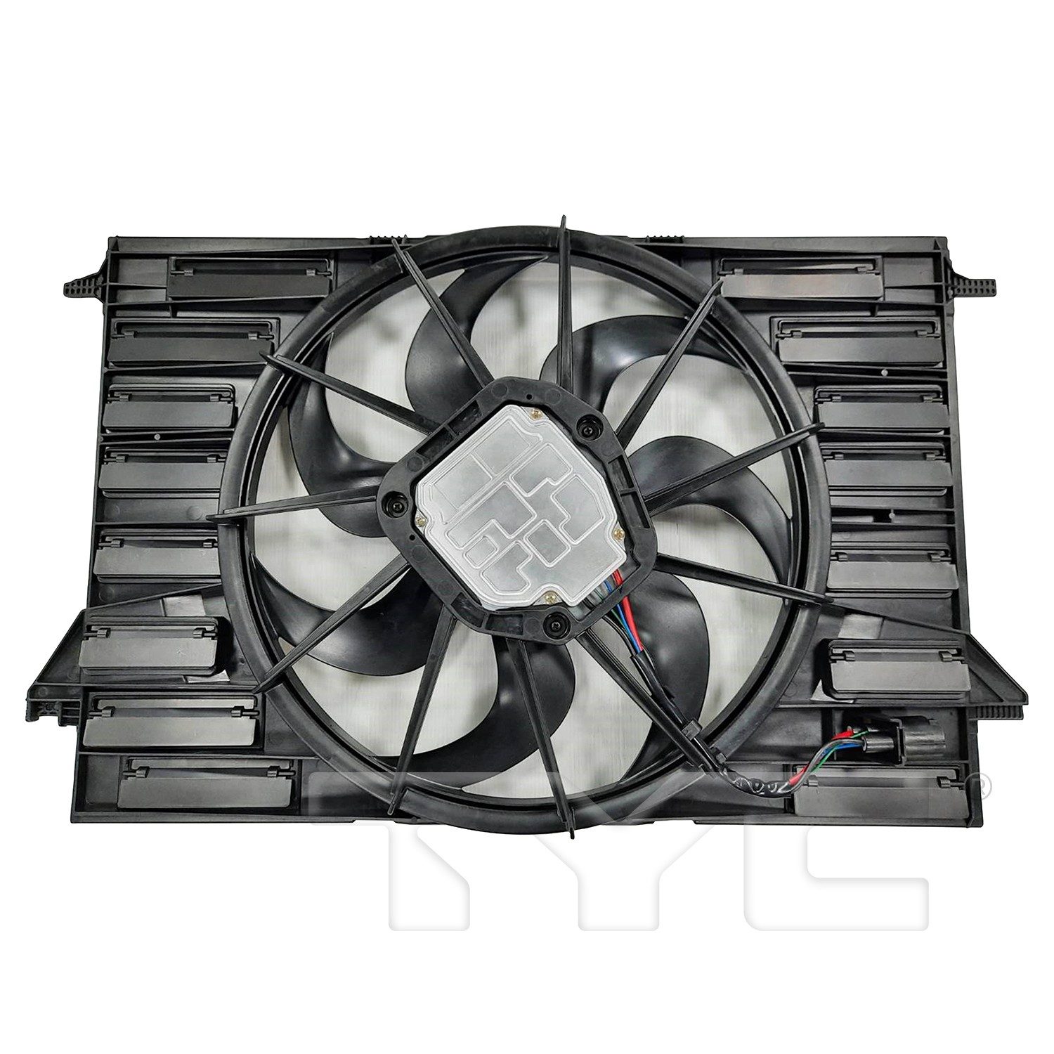 TYC Dual Radiator and Condenser Fan Assembly — image 2