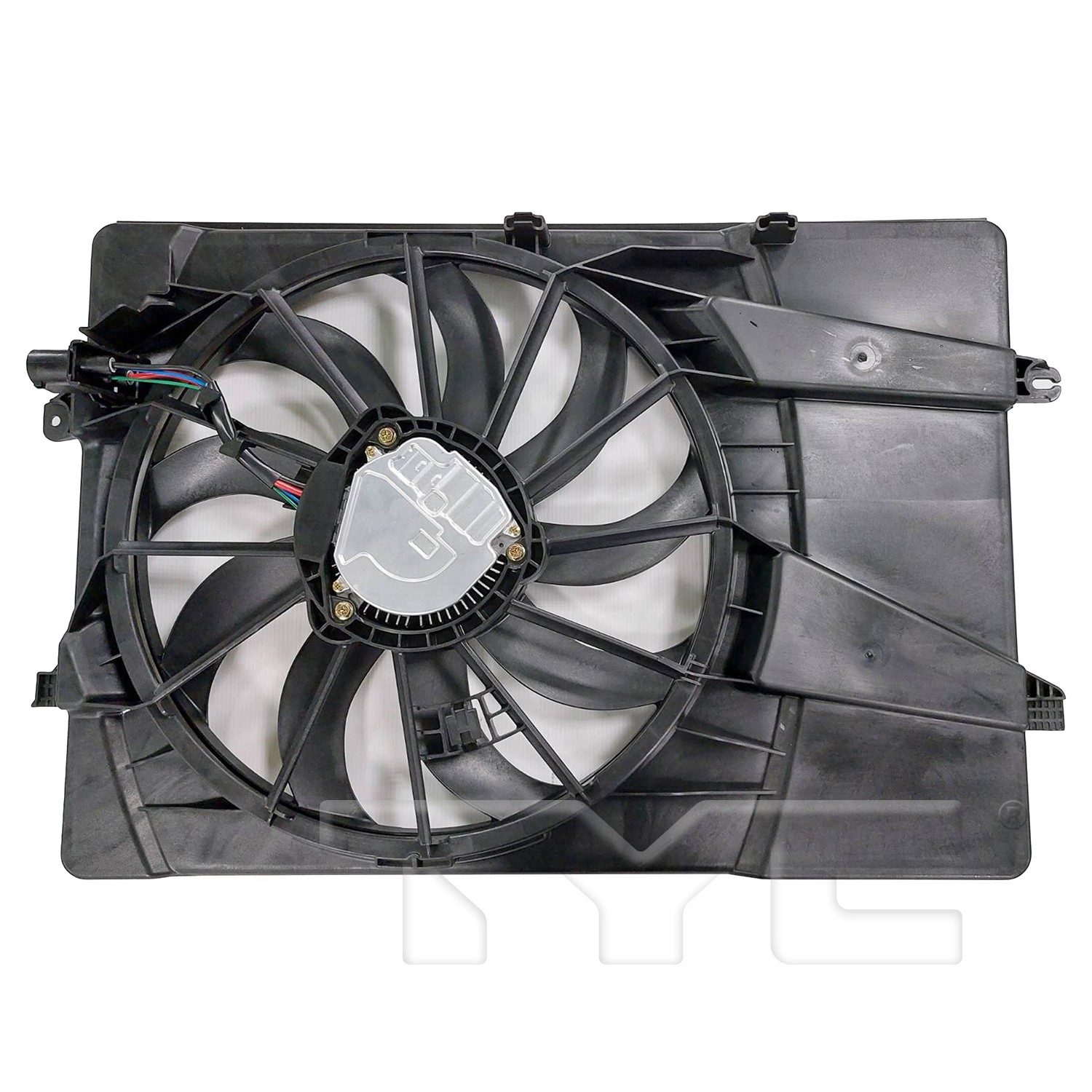 TYC Dual Radiator and Condenser Fan Assembly — image 2