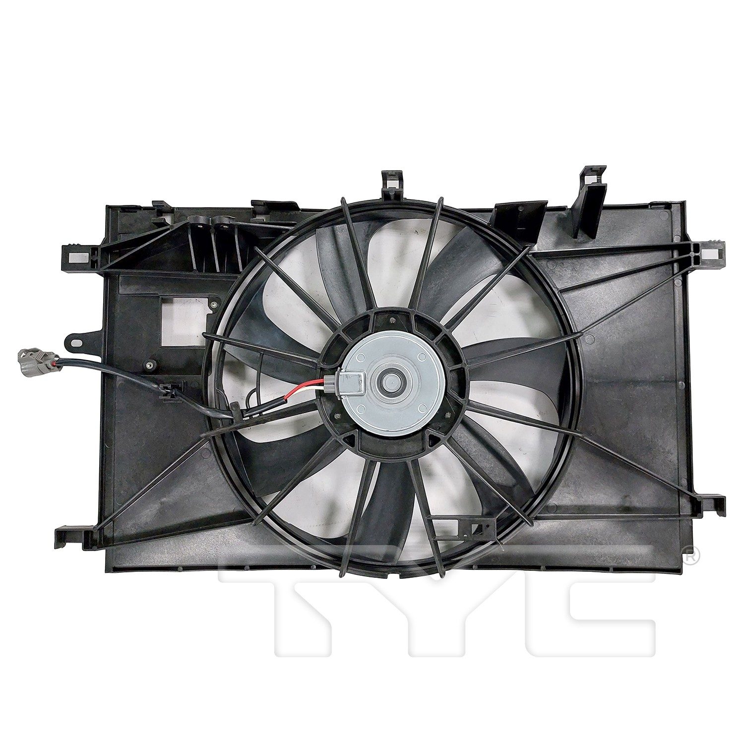 TYC Dual Radiator and Condenser Fan Assembly — image 2