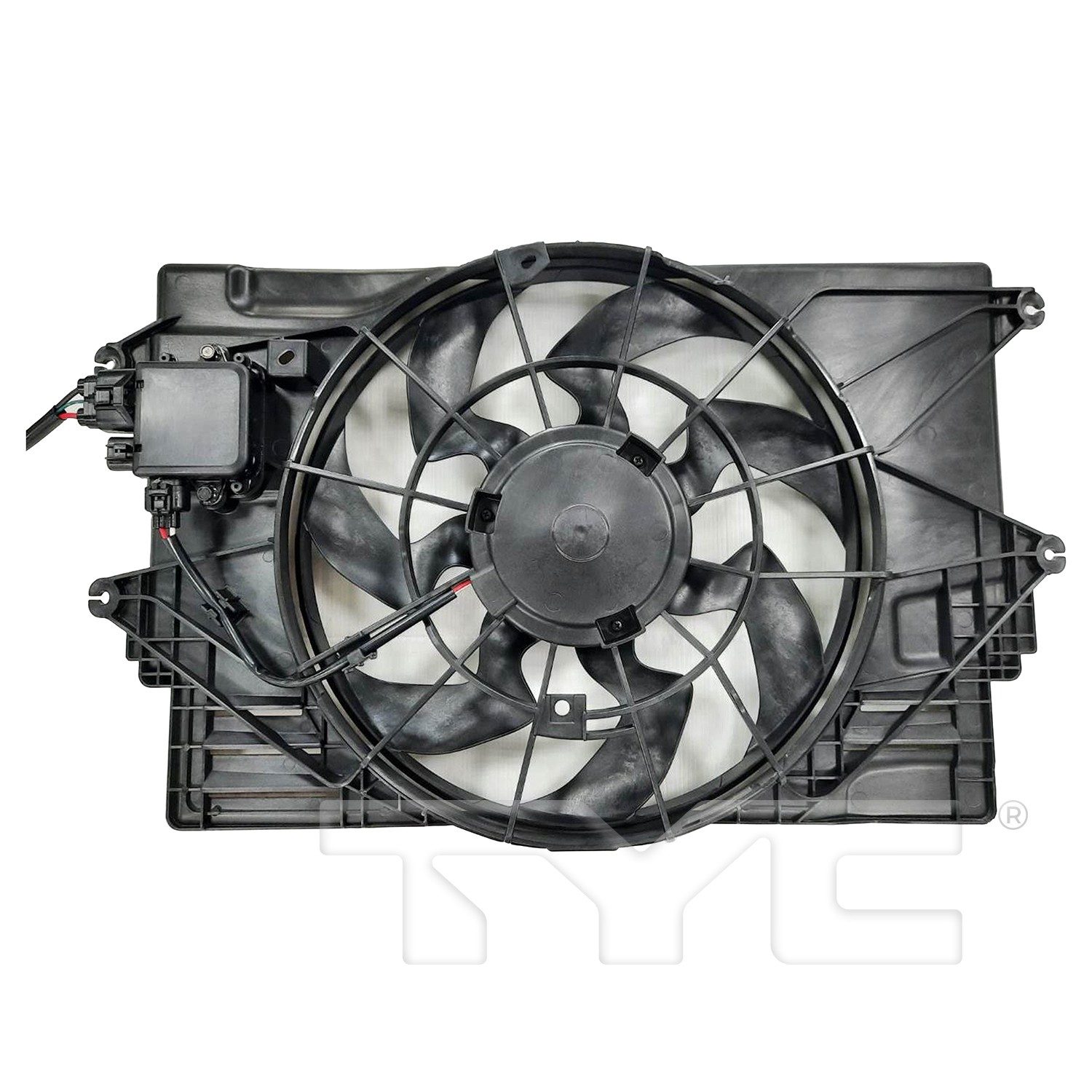 TYC Dual Radiator and Condenser Fan Assembly — image 2