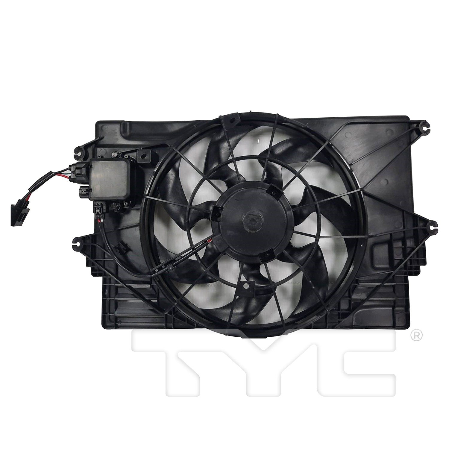 TYC Dual Radiator and Condenser Fan Assembly — image 2
