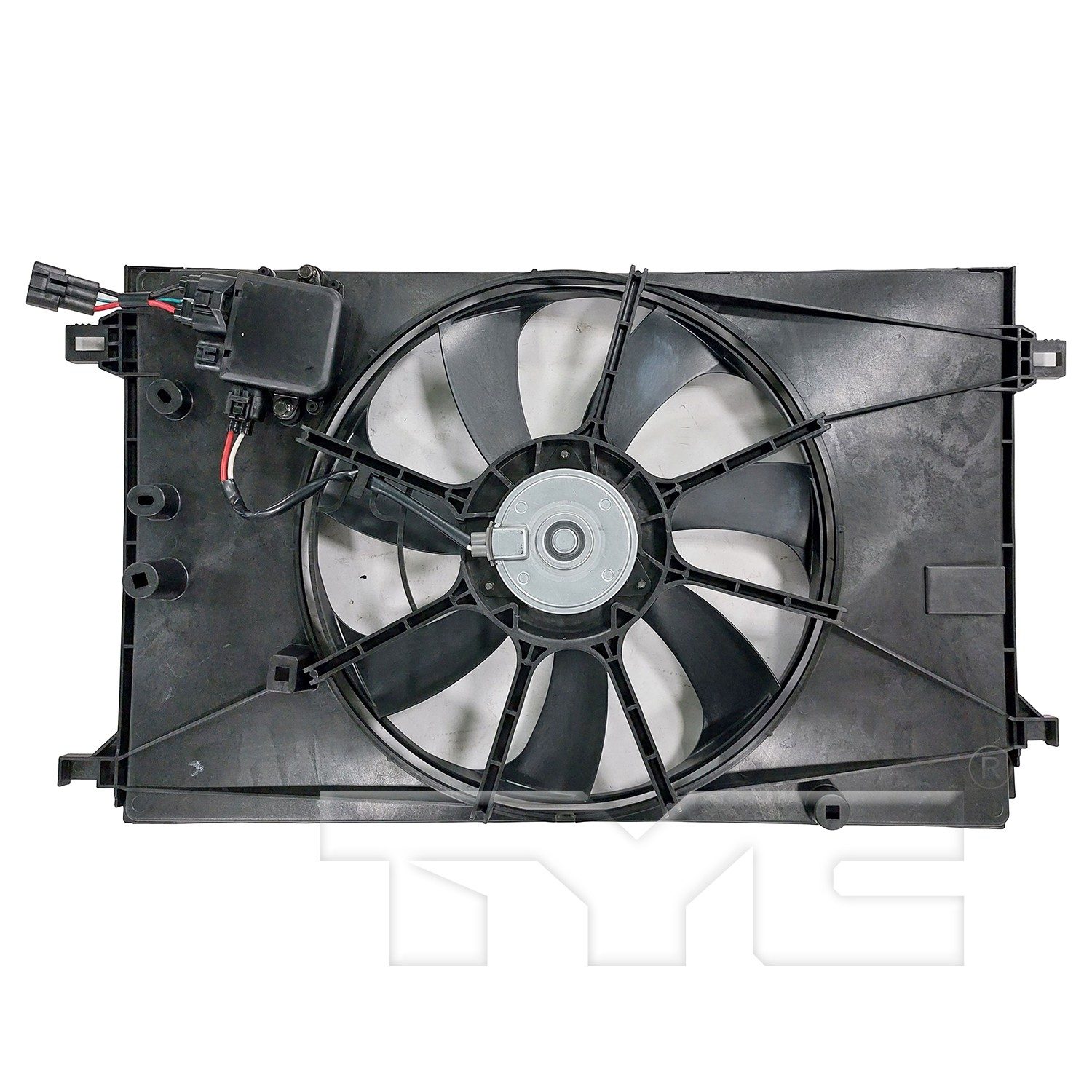 TYC Dual Radiator and Condenser Fan Assembly — image 2