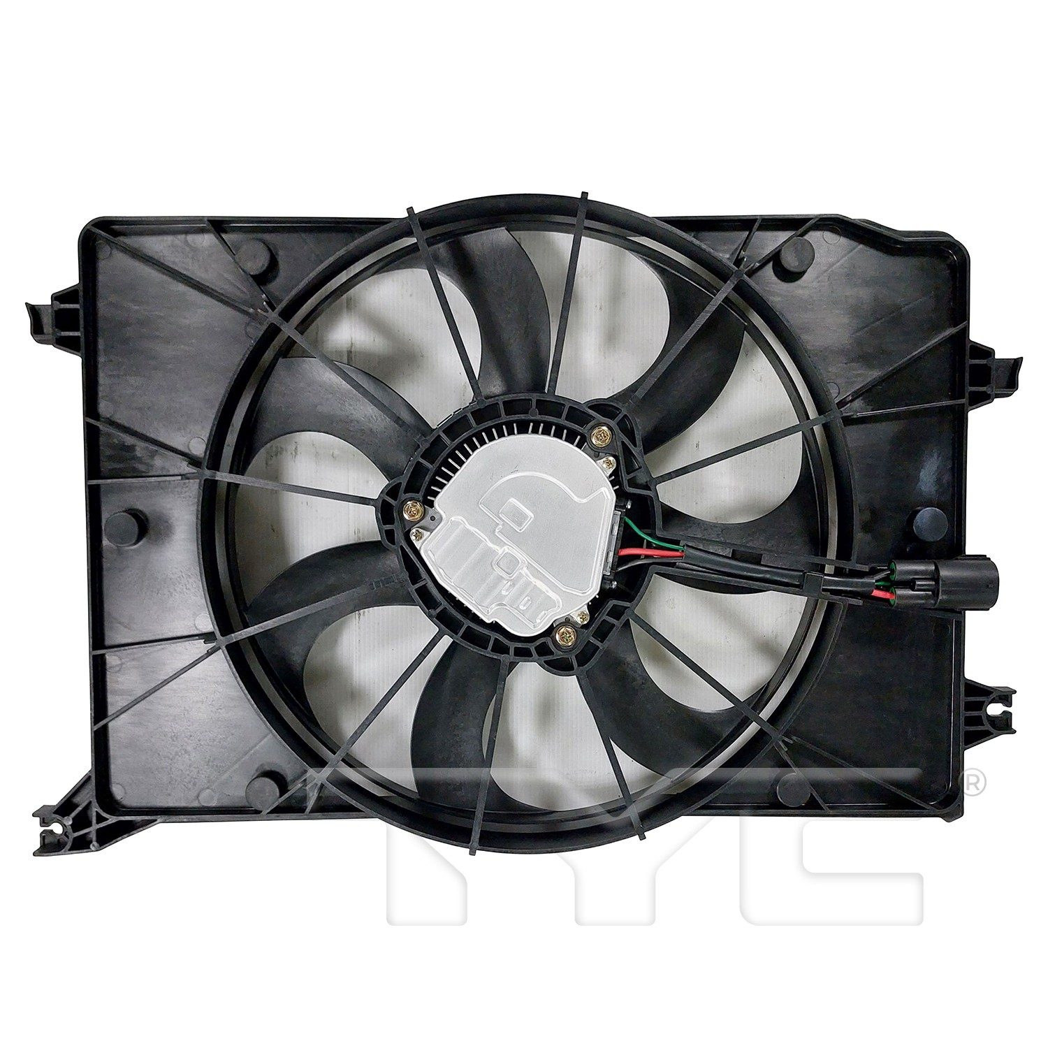 TYC Dual Radiator and Condenser Fan Assembly — image 2