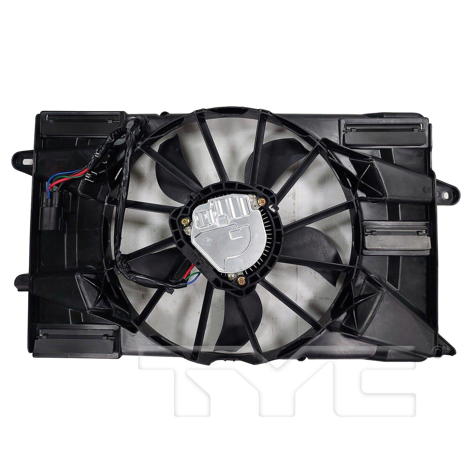 TYC Dual Radiator and Condenser Fan Assembly — image 2