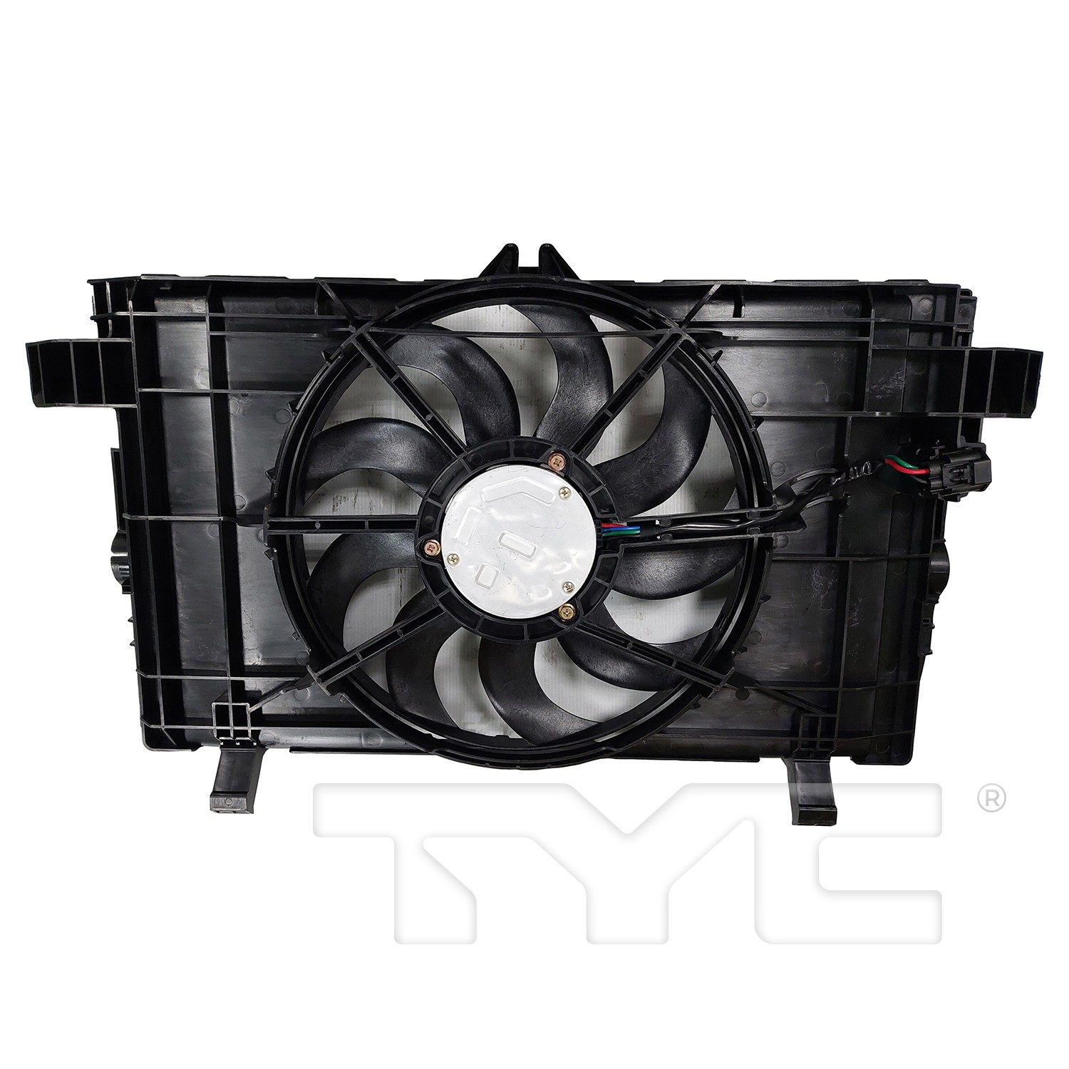 TYC Dual Radiator and Condenser Fan Assembly — image 2
