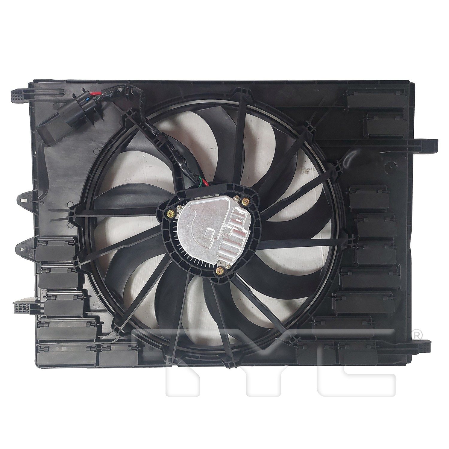 TYC Dual Radiator and Condenser Fan Assembly — image 2