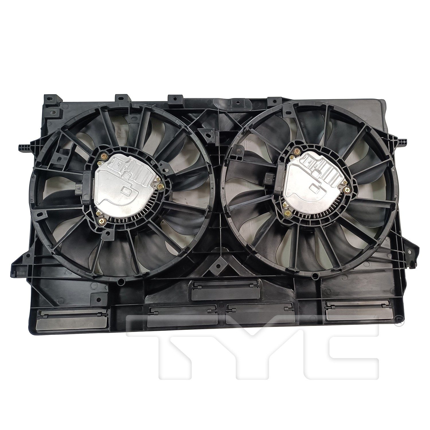 TYC Dual Radiator and Condenser Fan Assembly — image 2
