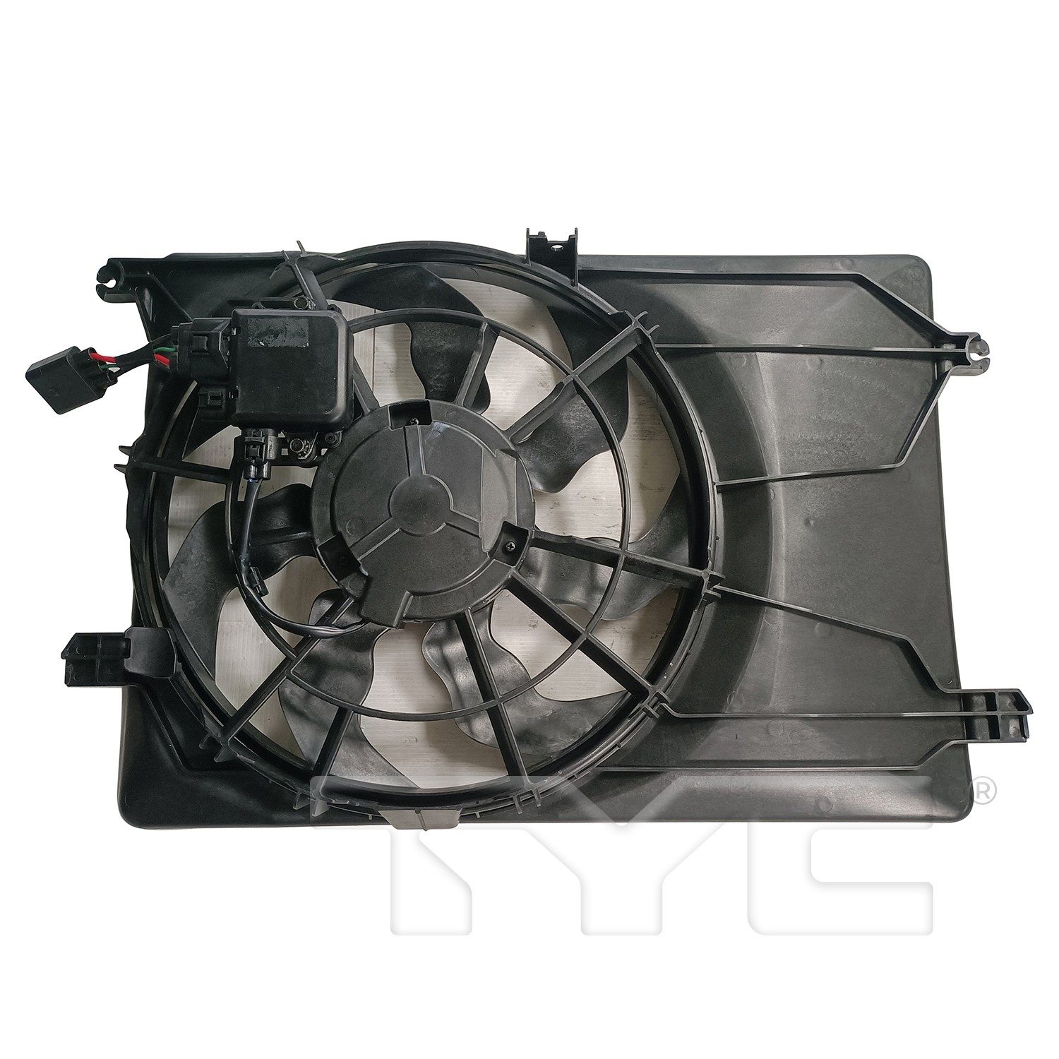 TYC Dual Radiator and Condenser Fan Assembly — image 2