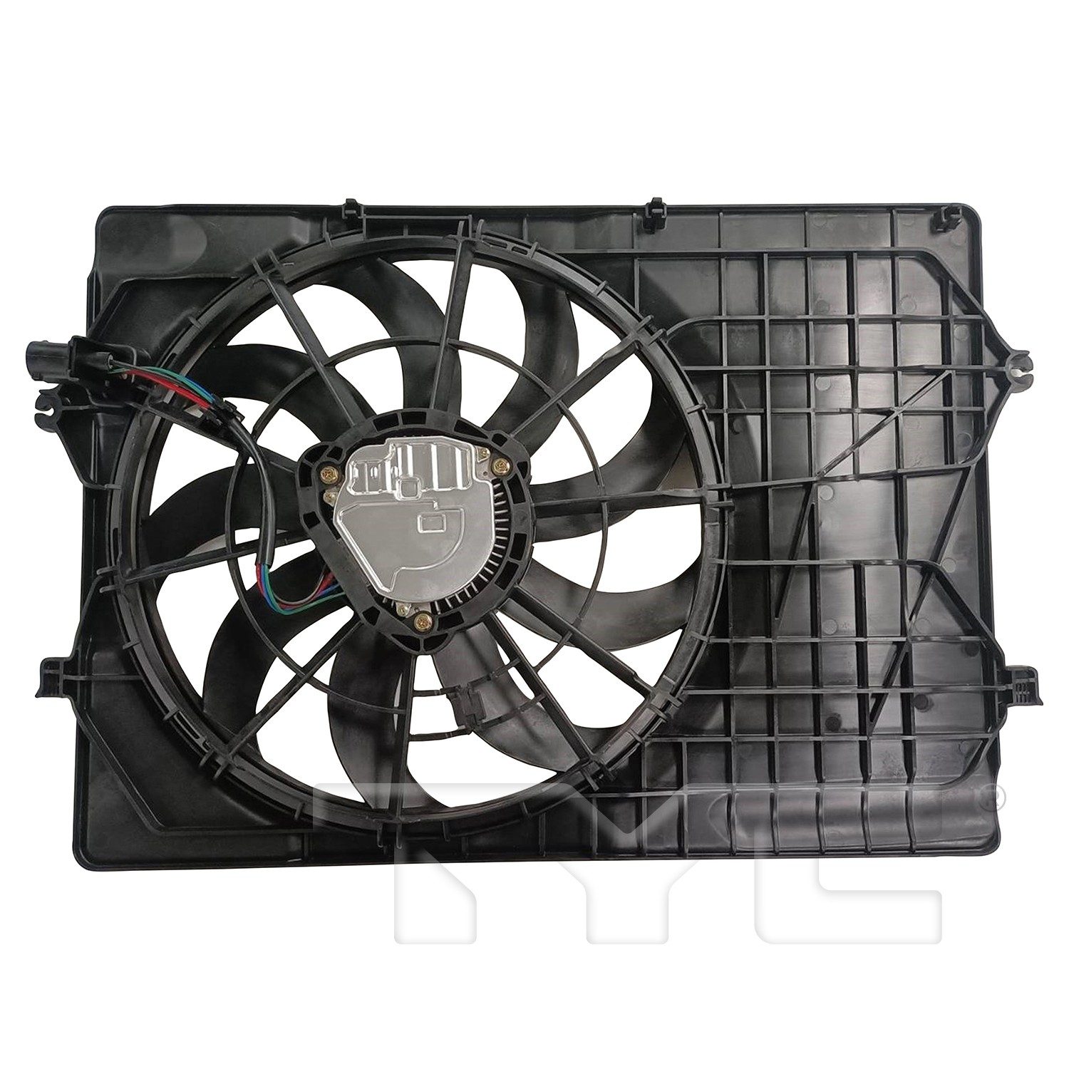 TYC Dual Radiator and Condenser Fan Assembly — image 2