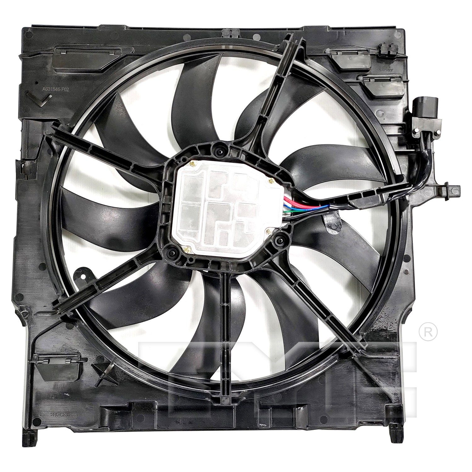 TYC Dual Radiator and Condenser Fan Assembly — image 2