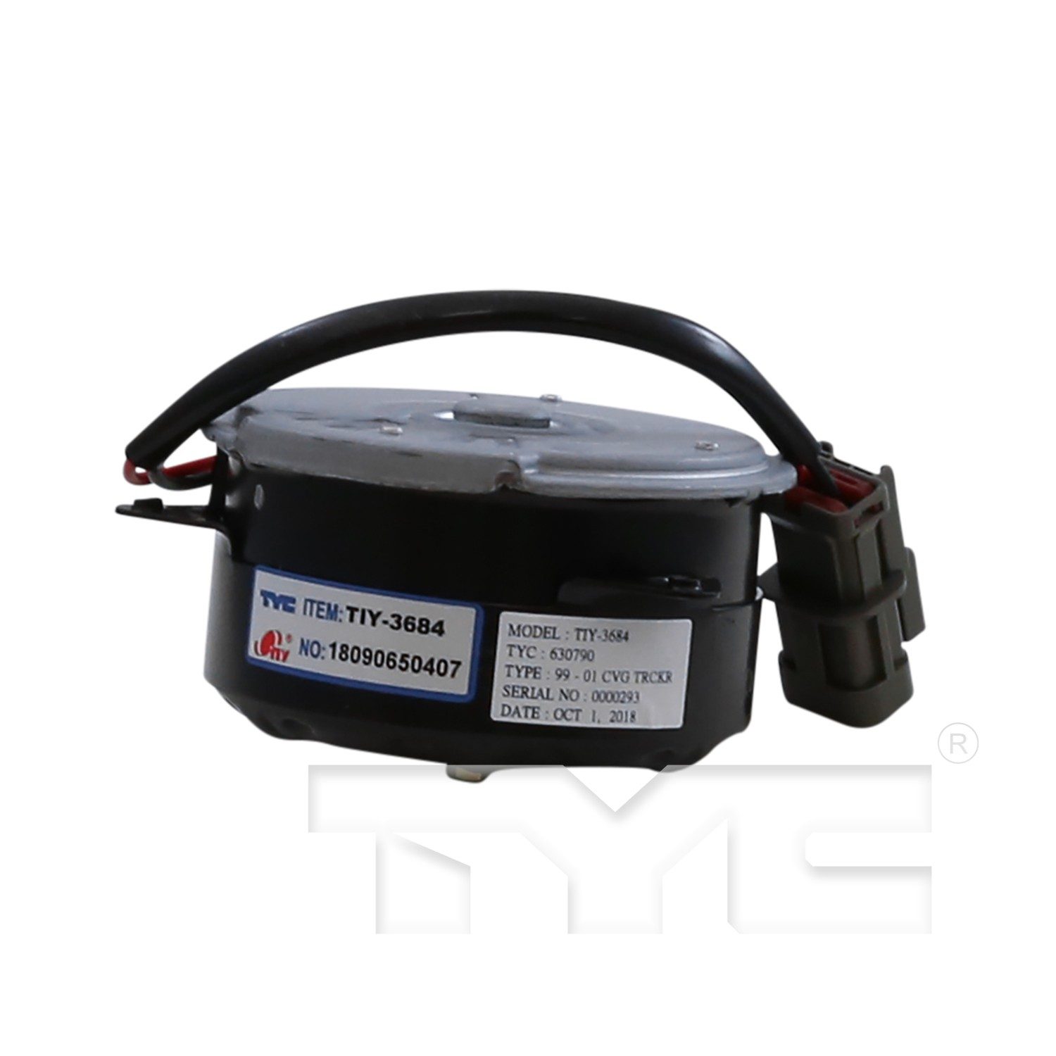 TYC A/C Condenser Fan Motor — image 3