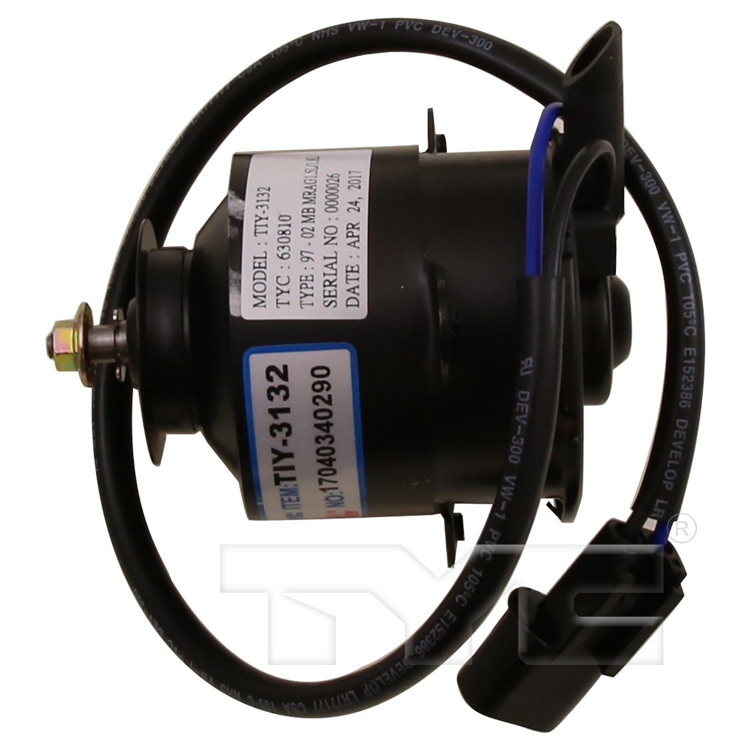 TYC Engine Cooling Fan Motor — image 3