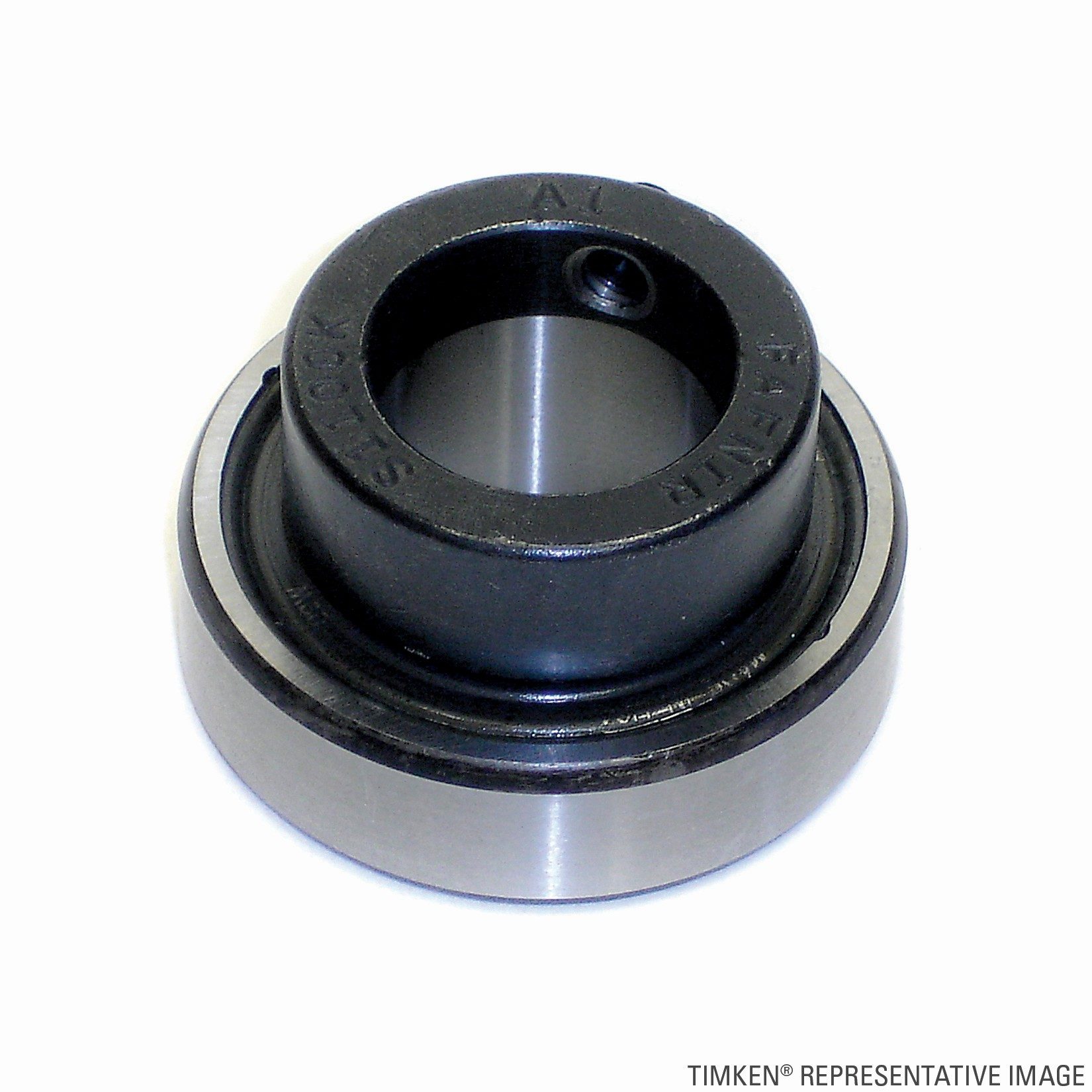 Wide Inner Ring Brg - Ball Bearing With Spherical Od, 2-Rubber Seals, And Eccentric Locking Collar