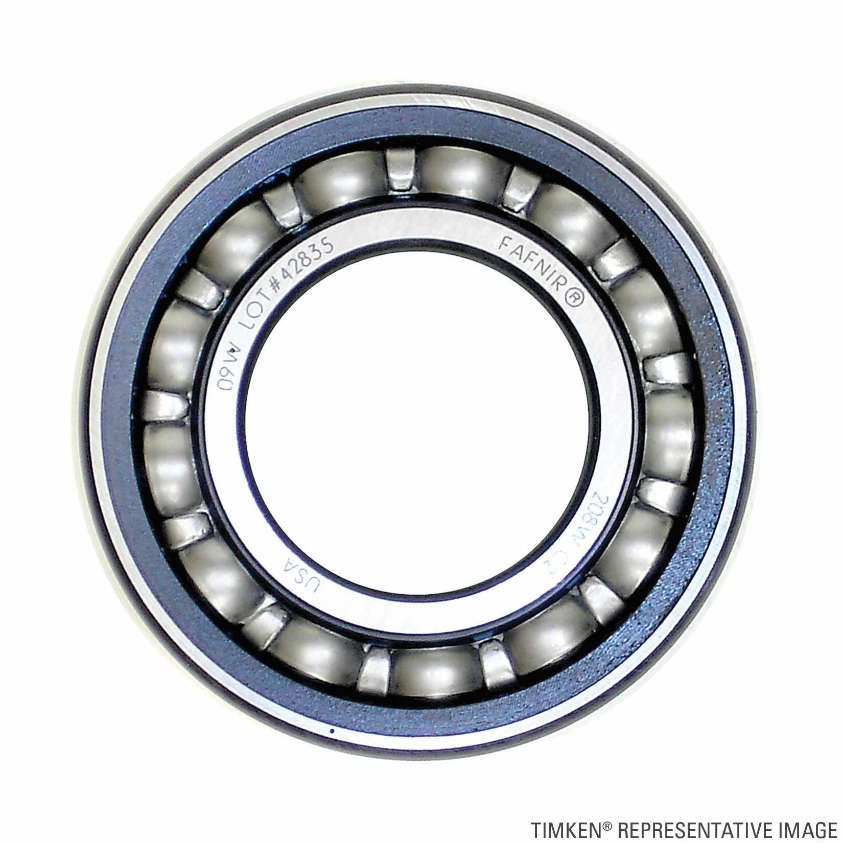 Ball Bearing - Maximum Capacity Single Row Radial Ball Bearing With Snap Ring — image 2