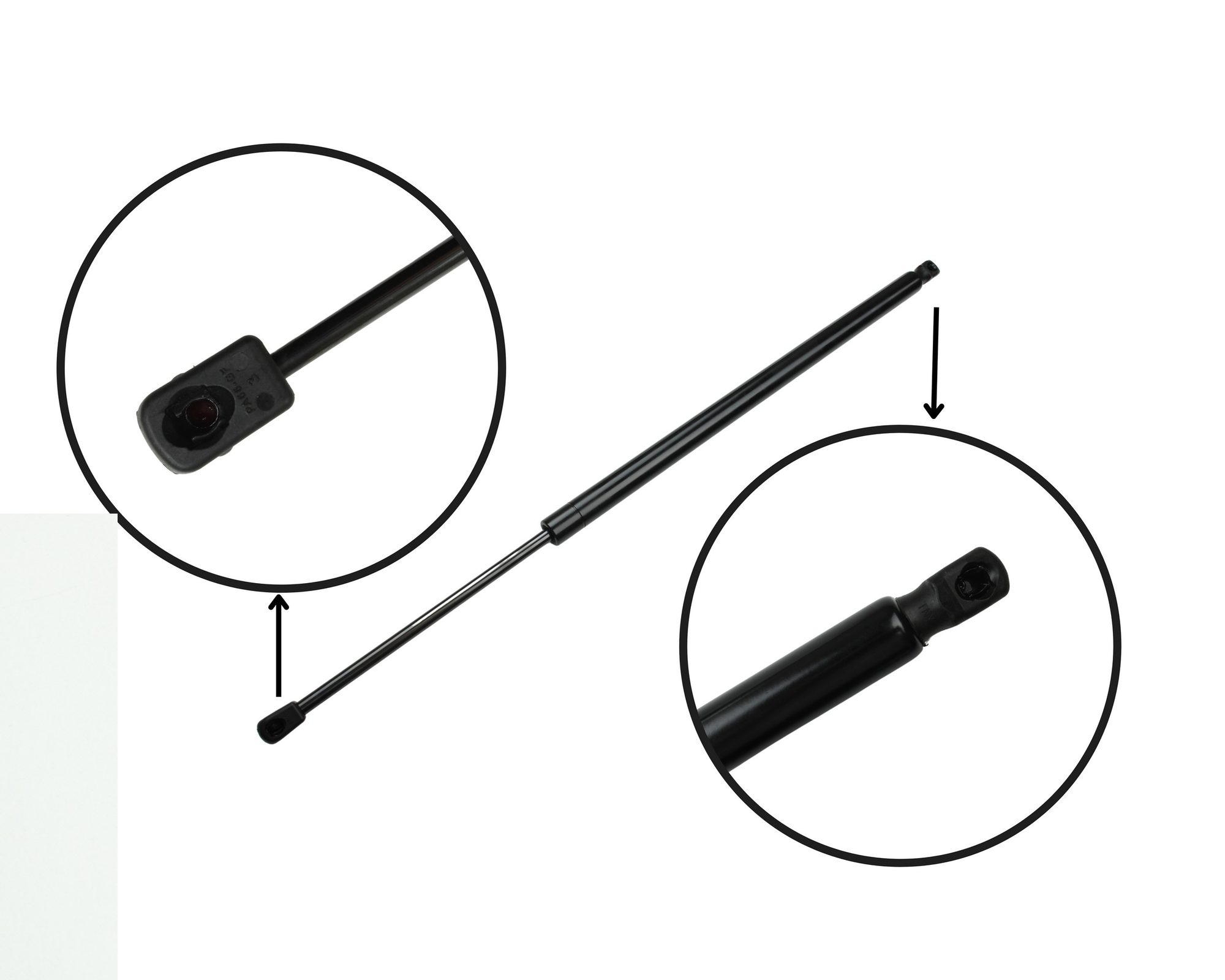 Tuff Support Liftgate Lift Support — Fits 2009-2020 Multiple Applications — 610562
