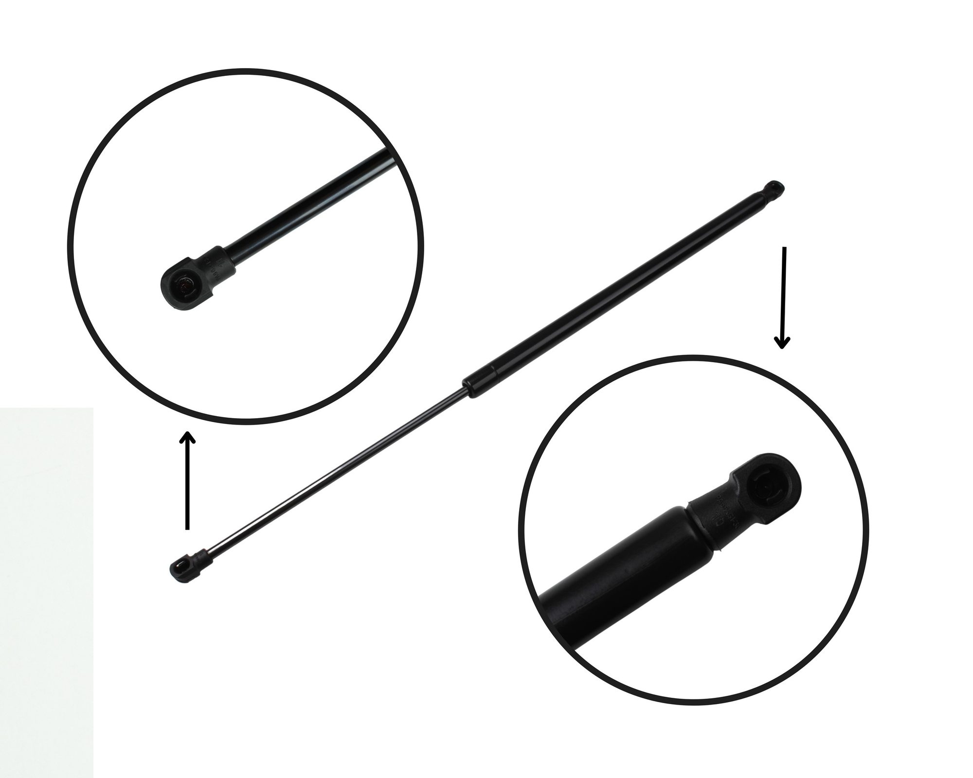 Tuff Support Liftgate Lift Support — Fits 2016-2018 Toyota Prius — 613128