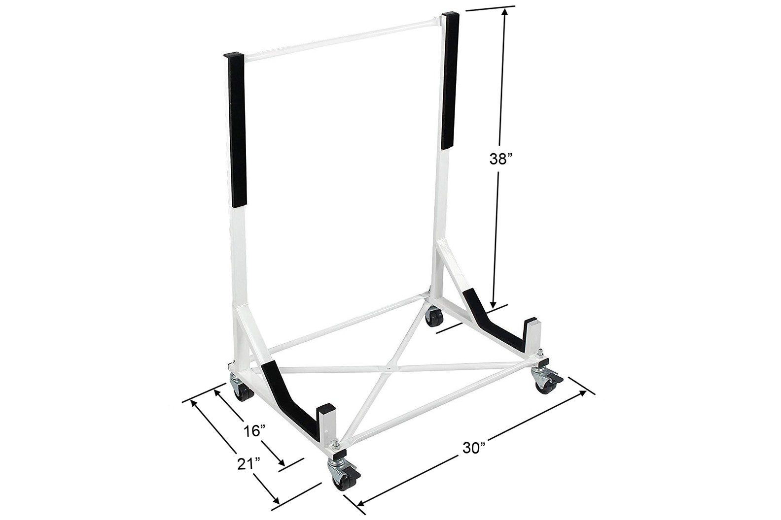 URO Parts Hard Top Storage Cart - TC107WHITE — image 3