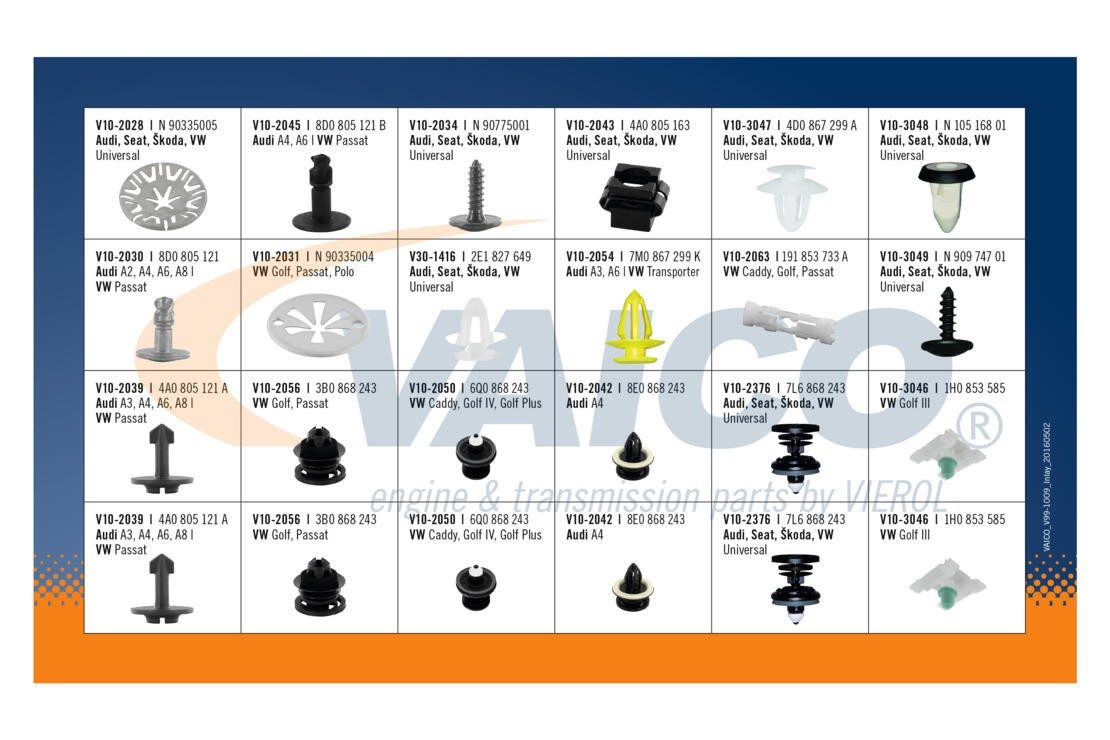 VAICO Fastener Assortment V99-1009 — image 3