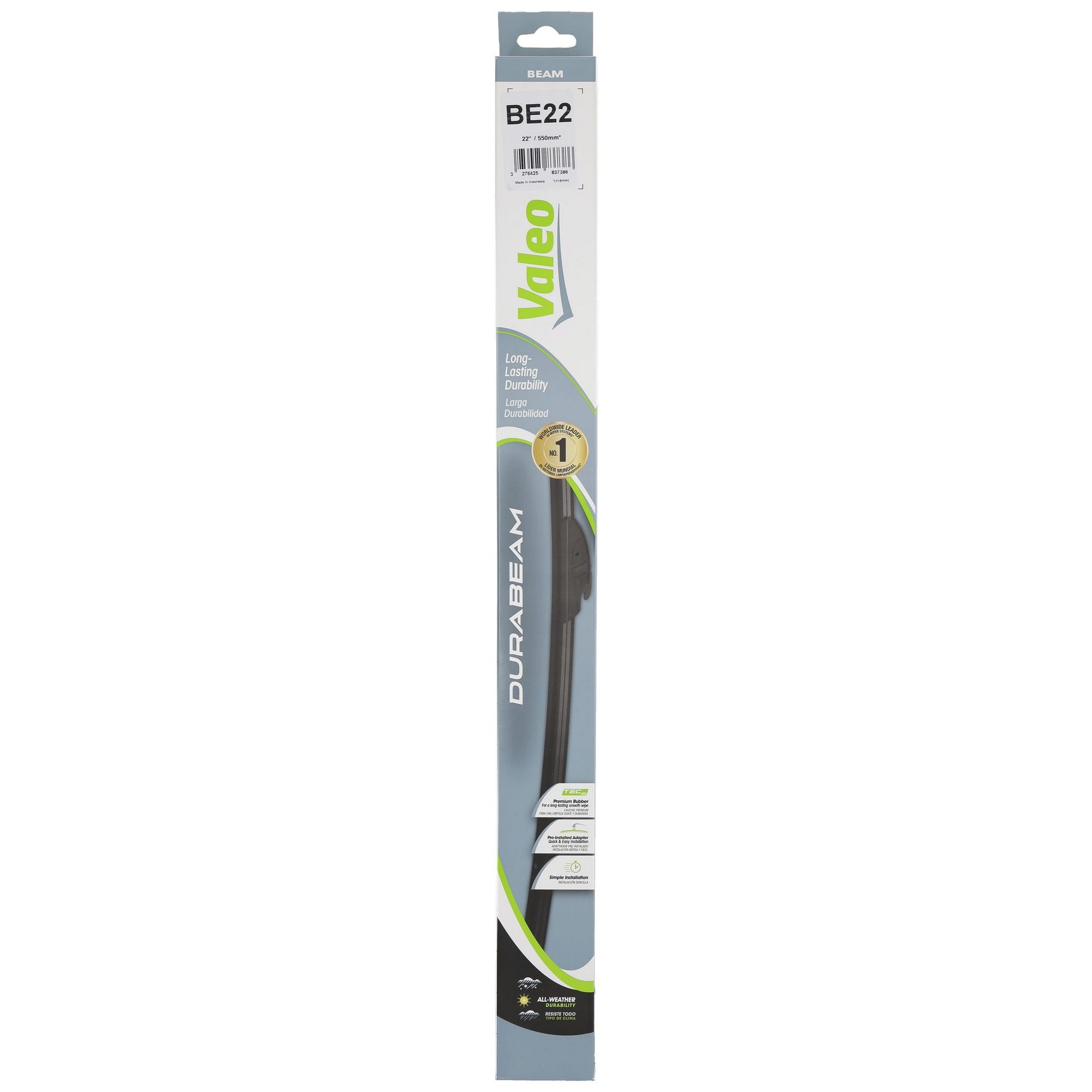 Valeo 22-Inch Beam Wiper Blade (BE22) — image 2