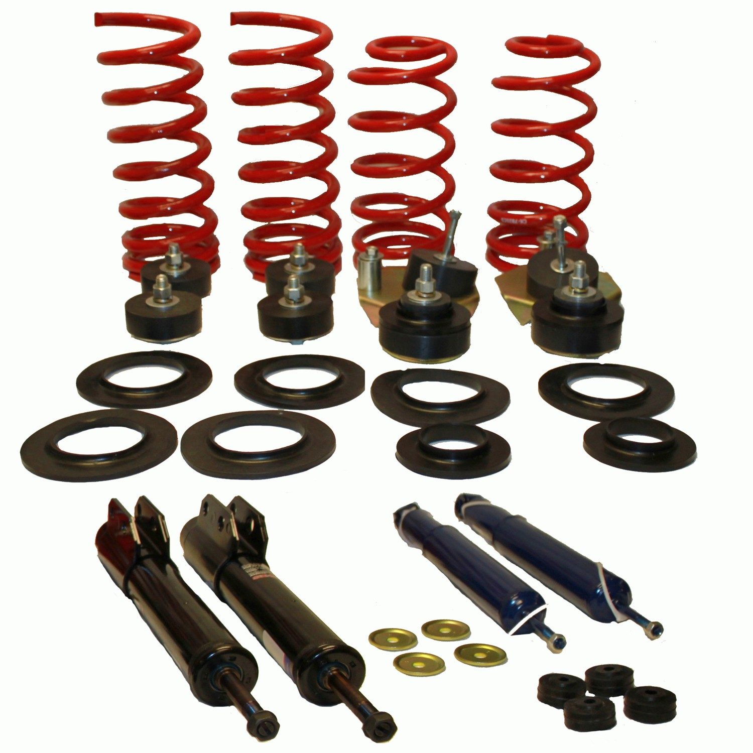 Front and Rear Air Spring to Coil Spring Conversion Kit | Westar CK-7844WS Fits Lincoln